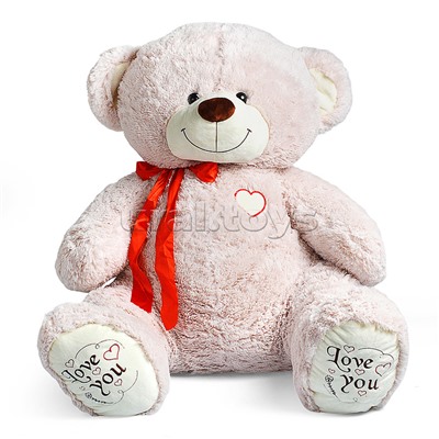 Медведь Билли В145 пудровый