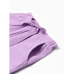 Шорты из муслина для девочек KAFTAN, рост 98 см, лиловые