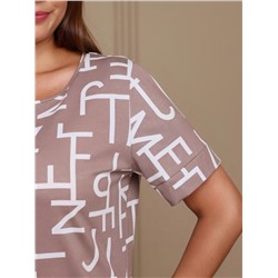 Халат Мотивы (Бежевый)