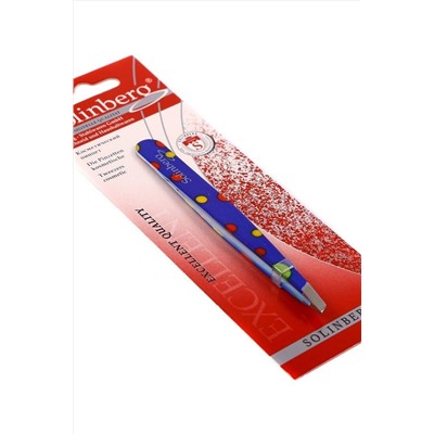 Solinberg Пинцет скошенный для бровей 251-2232 KRISTALLER, 1107569