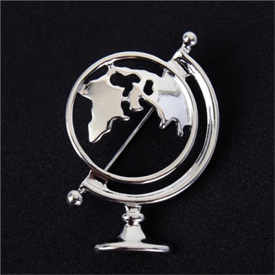 Брошь Глобус / 3418 /уп 12/