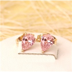 Серьги-гвоздики позолота  H01-8475р