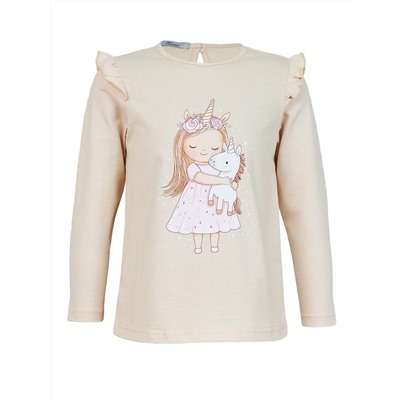 4-125-4. (Фуфайка для девочки, Лунева )