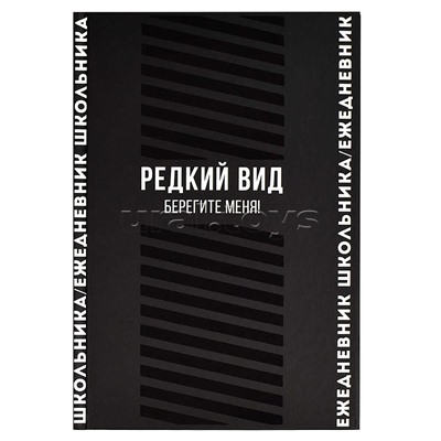 Ежедневник школьника 64л. А5 "Фразы с характером" твёрдый переплёт, выборочный  УФ-лак, мат. ламин.