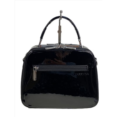 Женская сумка из искусственной кожи, цвет черный