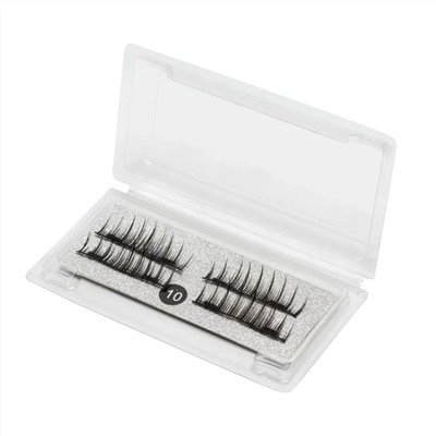 Nail Art Магнитные накладные ресницы №10, 4 шт, 7-13 х 35 мм 11025