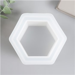 Молд силиконовый «Подсвечник шестигранник» 10.4×9×8.6 см