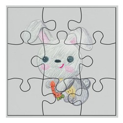 Набор картона белого А4  10л мелованный 200 г/м2 в картонной папке КБМКМ10 Каляка-Маляка