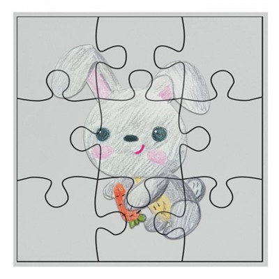 Набор картона белого А4  10л мелованный 200 г/м2 в картонной папке КБМКМ10 Каляка-Маляка