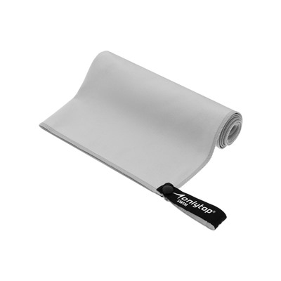 Полотенце из микрофибры ONLYTOP, 40×80 см, цвет серый