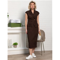 Юбка Ялта (шоколадная) Ю15361-10М