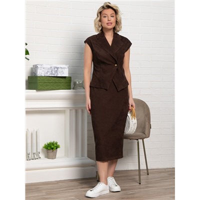 Юбка Ялта (шоколадная) Ю15361-10М