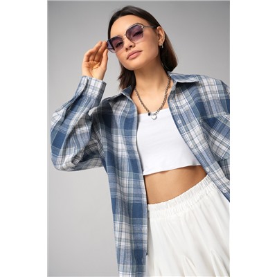 Рубашка женская в клетку Happyfox