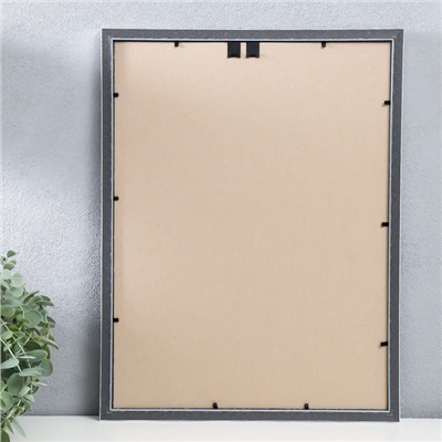 Фоторамка для фото 30×40 см Keep memories «Офисная», пластик, серебро, (пластиковый экран)