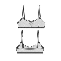 Топ трикотажный для девочек