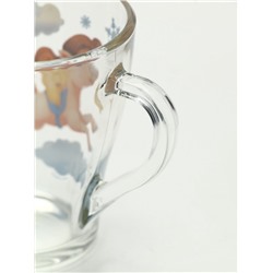 Кружки стеклянные новогодние «Весёлого праздника. Лошади», набор 2 шт.