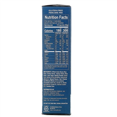 King Arthur Flour, Pancake Mix, Gluten Free, 15 oz (425 g)