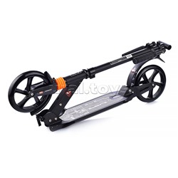 Самокат 2-х кол., черный, PU/ 200 мм, ABEC 7, в коробке