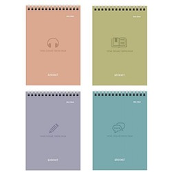 Блокнот на спирали А6 40л клетка "МИНИМАЛИСТИЧНЫЙ ДИЗАЙН-2" ассорти Б40-7020 Проф-Пресс