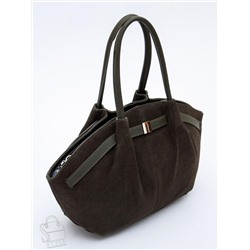 Сумка женская кожаная 2346YF gray green Polina&Eiterou  в Новосибирске