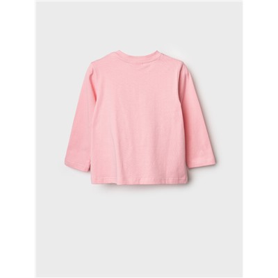 Джемпер детский трикотажный для девочек (футболка с длинными рукавами)