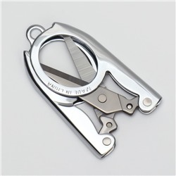 Ножницы маникюрные, прямые, складные, 9 см