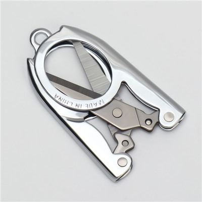 Ножницы маникюрные, прямые, складные, 9 см