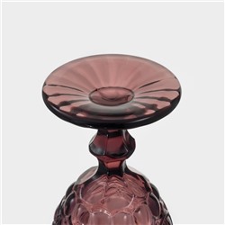 Бокалы для вина Magistro «Ла-Манш», 250 мл, набор 2 шт., стекло, розовые