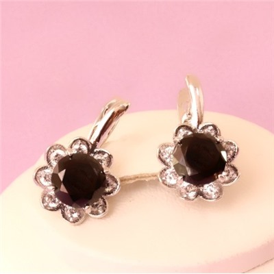 Серьги родий H01-7106