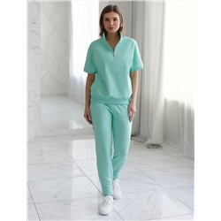 Джемпер из тонкого премиального футера с эластаном