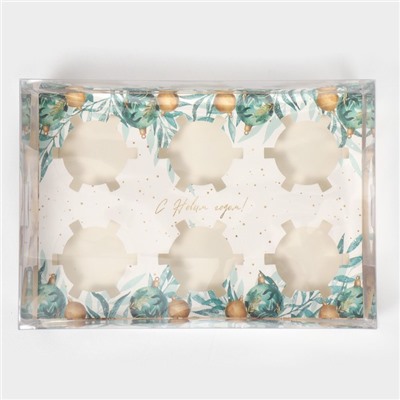 Коробка для капкейка «Мрамор», 23×16×11.5 см