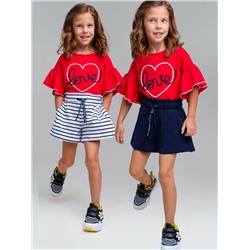 Шорты трикотажные для девочек, 2 шт в комплекте