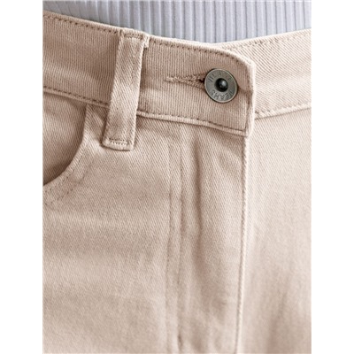 Джинсы из денима с эластаном