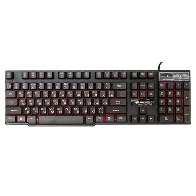 Клавиатура Dialog KGK-15U Gan-Kata мембранная игровая с подсветкой USB (black)