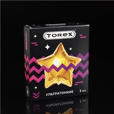 Презервативы Torex Party, ультратонкие, 3 шт.