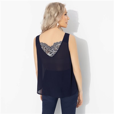 Топ полупрозрачный с кружевом, Сила ночи