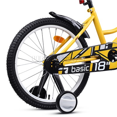 Велосипед 18" Rocket Basic, цвет желтый