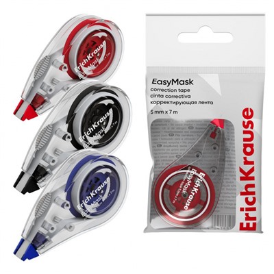 Корректор-лента 5 мм х 7 м "Легкий штрих" в пакете 53195 ErichKrause