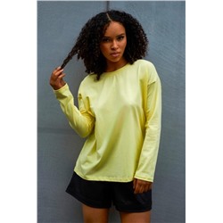 Лонгслив Лонг-оверсайз (Желтый)