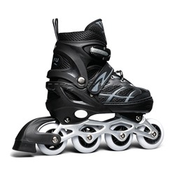 Ролики детские, размер L (цвет черный)