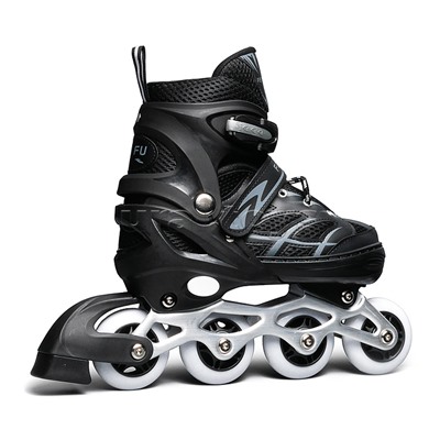 Ролики детские, размер M ( цвет черный)