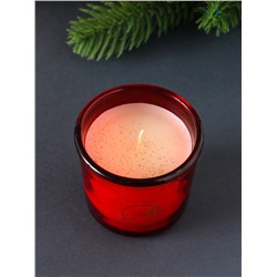 Ароматическая свеча новогодняя в стакане «Пряный апельсин», 60 г