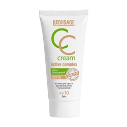 LUX visage Крем тон. СС cream Active complex SPF 10  №10 тон fair 35г /4
