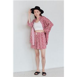 Костюм женский  SET003/13/Красный, белый