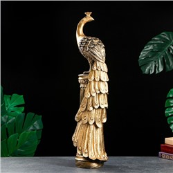 Колонна декоративная «Жар-птица», под чёрное золото, 67×16×17 см