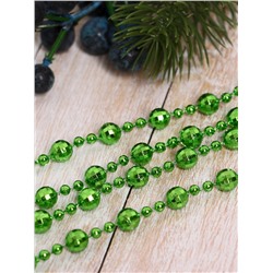 Бусы на ёлку «Шары рельефные», длина 2.7 м, d=8 мм, МИКС