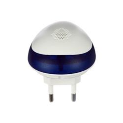 Отпугиватель насекомых и грызунов LRI-53, ультразвуковой, от сети, белый