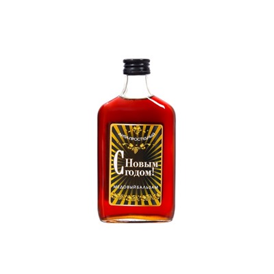 Новогодний безалкогольный алтайский медовый бальзам на травах Vitamuno «Анти-простудный», 250 мл