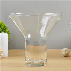 Ваза «Горн» малая, 1.2 л, 17×19 см, стекло, прозрачная