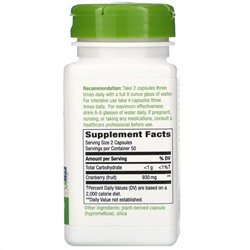 Nature's Way, Cranberry Fruit, 465 mg, 100 Vegan Capsules